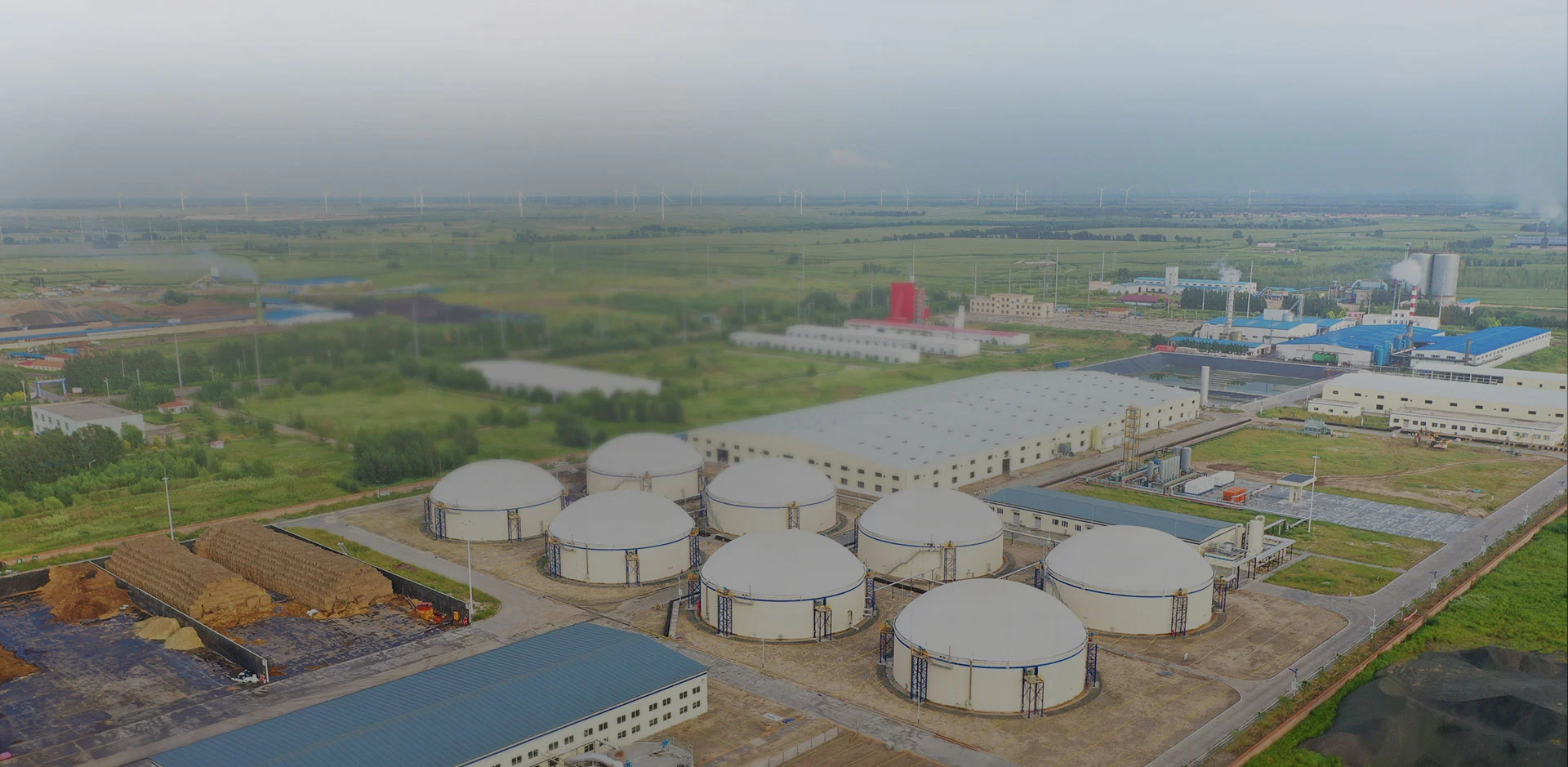 Mixed Raw Materials Biogas Plant